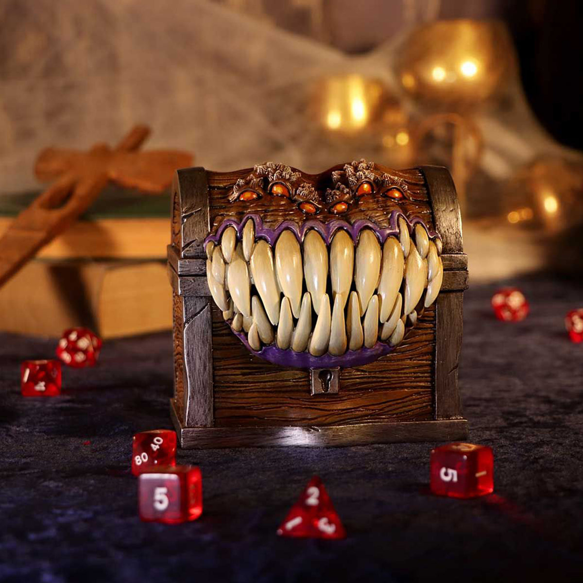 dnd würfel aufbewahrung Dungeons & Dragons RPG Mimic Würfelbox — getDigital