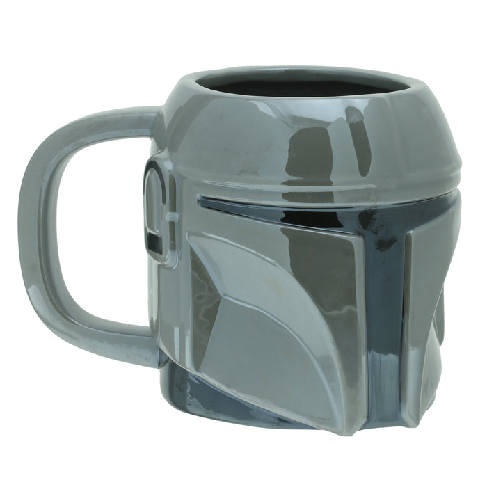 The Mandalorian 3D-Becher Din Djarins Helm – Becher schräg von der Seite