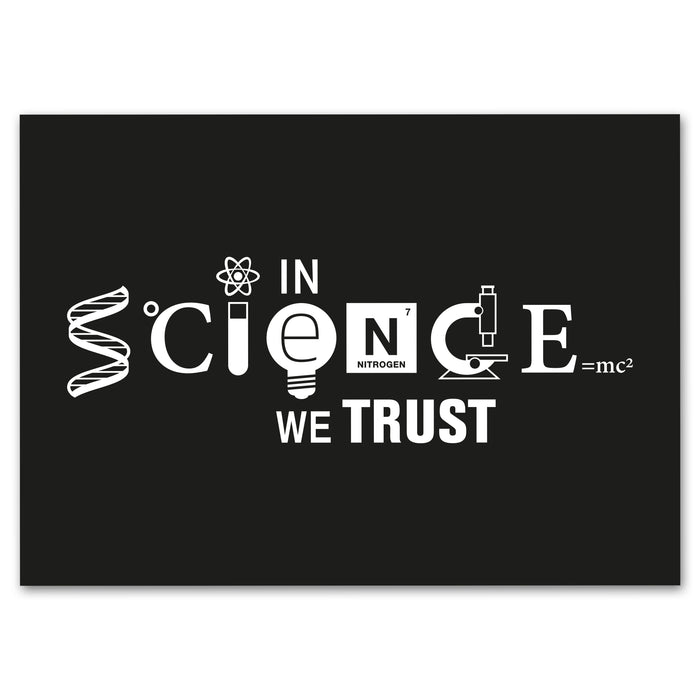 Sticker In Science We Trust — getDigital