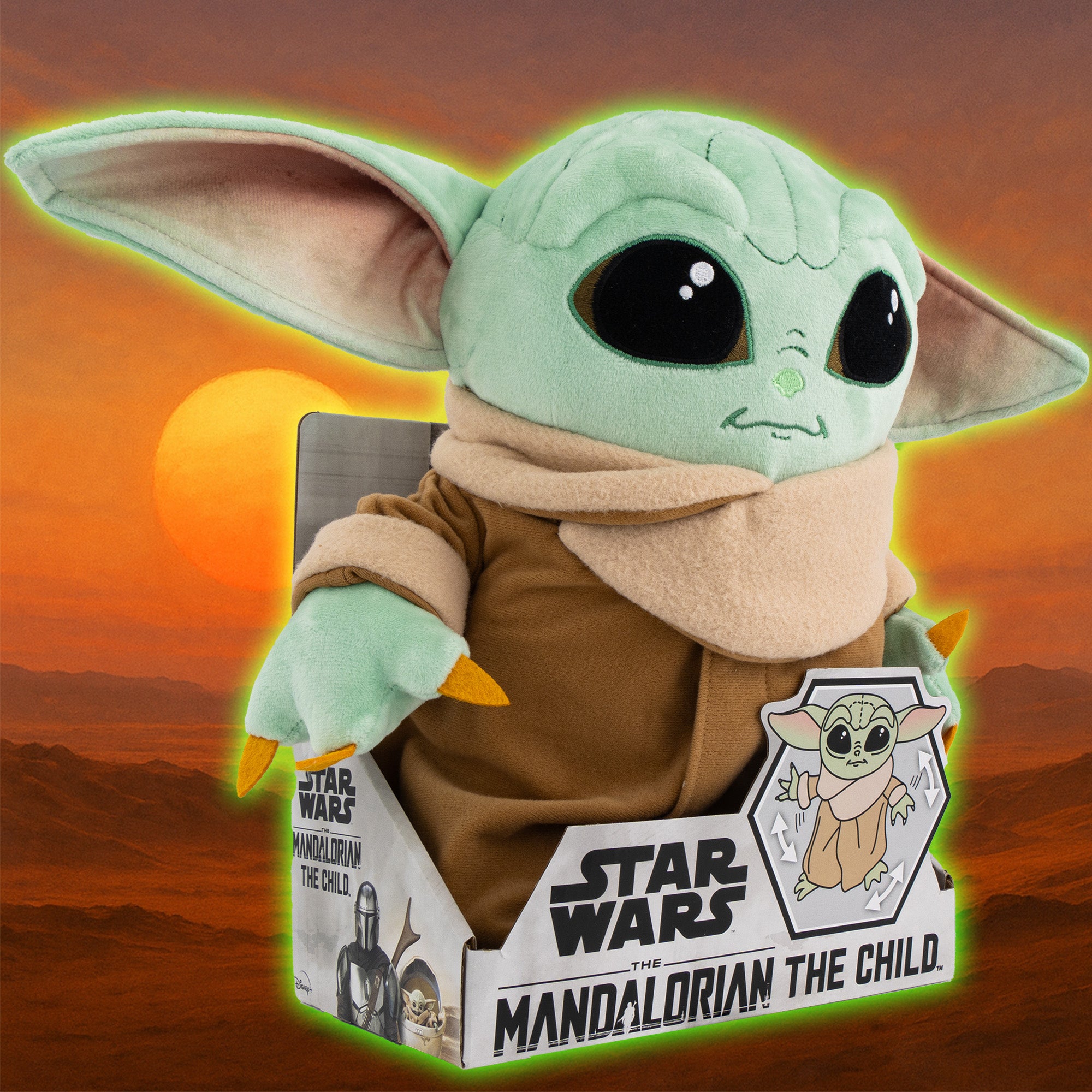 Star Wars Baby Yoda Plüschtier | 25 Cm Weiches Kuscheltier Von The Mandalorian