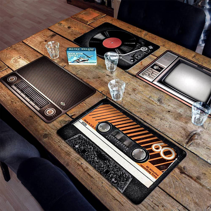 Retro Tisch Unterlagen
