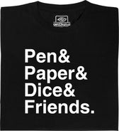 Amigos Pluma Papel Dados