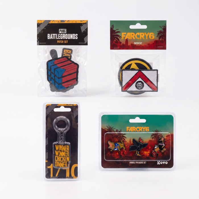Far Cry und PUBG Anstecker und Aufnäher