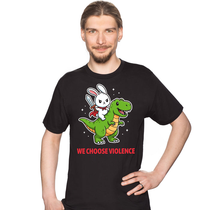 We Choose Violence - T-Shirt Mann David