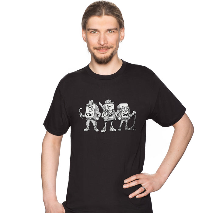 Ctrl Alt Del - La Banda Más Dura del Teclado - Camiseta Hombre David