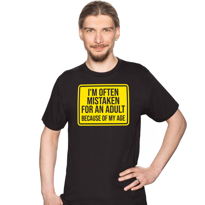 Mistaken For An Adult - T-Shirt Uomo David