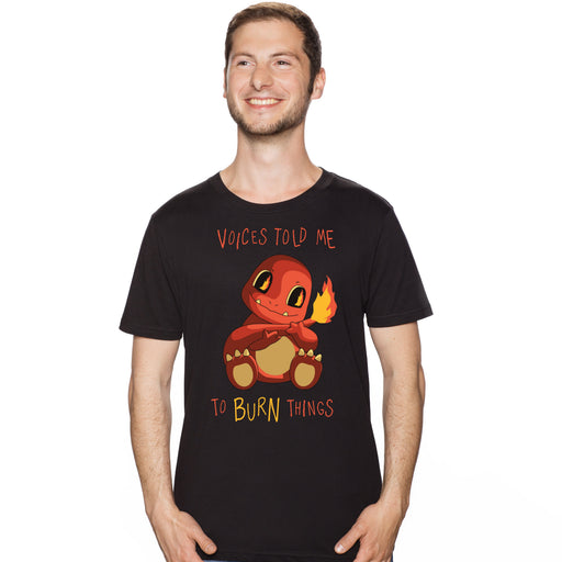 Voices Told Me To Burn Things - Camiseta Hombre Tobi