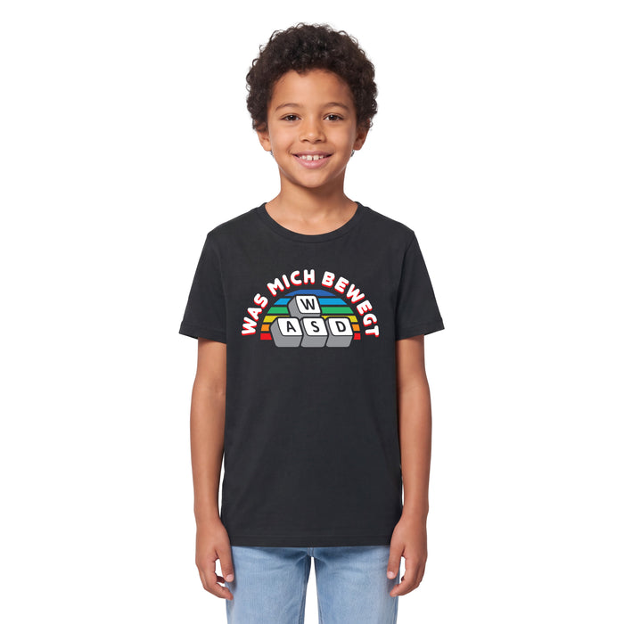 Was mich bewegt T-Shirt - Kindershirt Model Junge 1