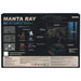 Kit di Costruzione Elettronico 3D Meccanico Manta Ray con Illuminazione