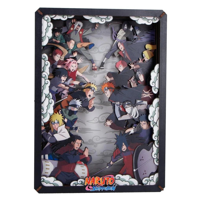 Naruto Shippuden Set de Construcción de Teatro de Madera – Escena de Batalla