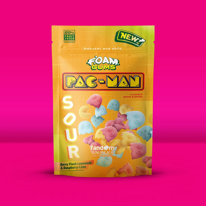 Fandom Snacks Foam Gums Pac-Man (Ácido) - Gominolas de Espuma 125g