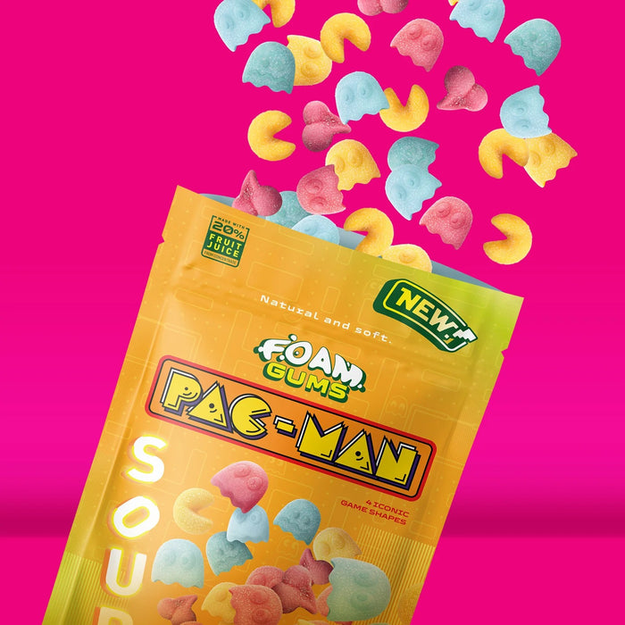 Fandom Snacks Foam Gums Pac-Man (Ácido) - Gominolas de Espuma 125g