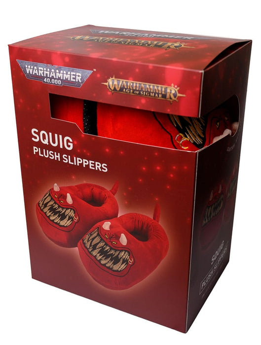 Warhammer 40.000 Pantofole di peluche Red Squig