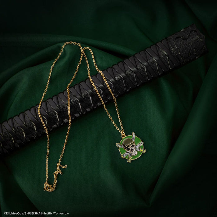 Collar de One Piece con colgante de Zoro