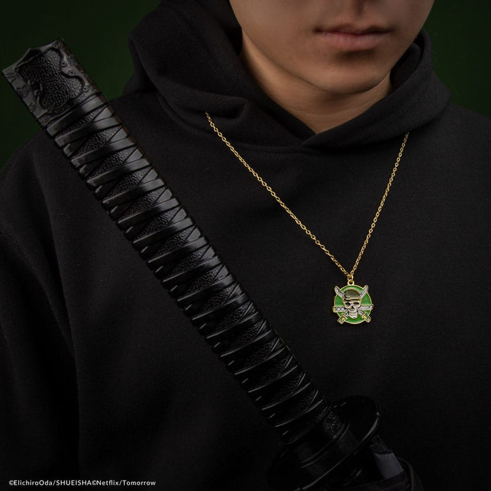 Collar de One Piece con colgante de Zoro