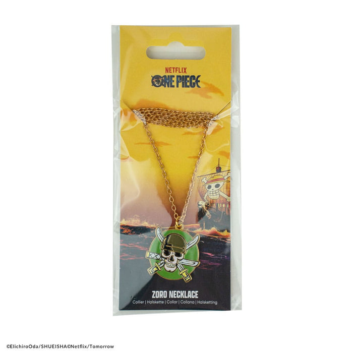 Collar de One Piece con colgante de Zoro