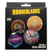 Borderlands Untersetzer 4er-Set (Metall, Kork-Rücken)