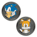 Moneda de colección de Sonic y Tails