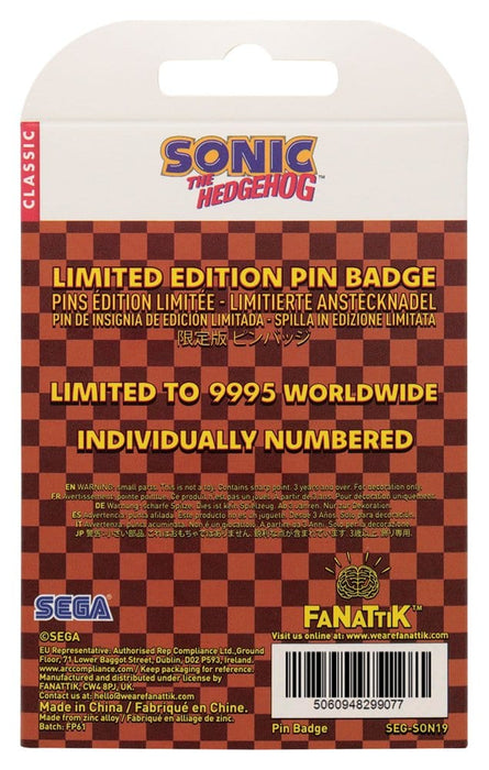 Pin de Sonic con erizo móvil