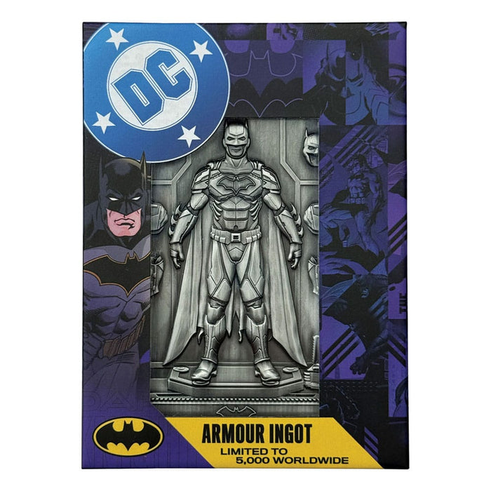 Lingot en métal DC Comics Batman en armure