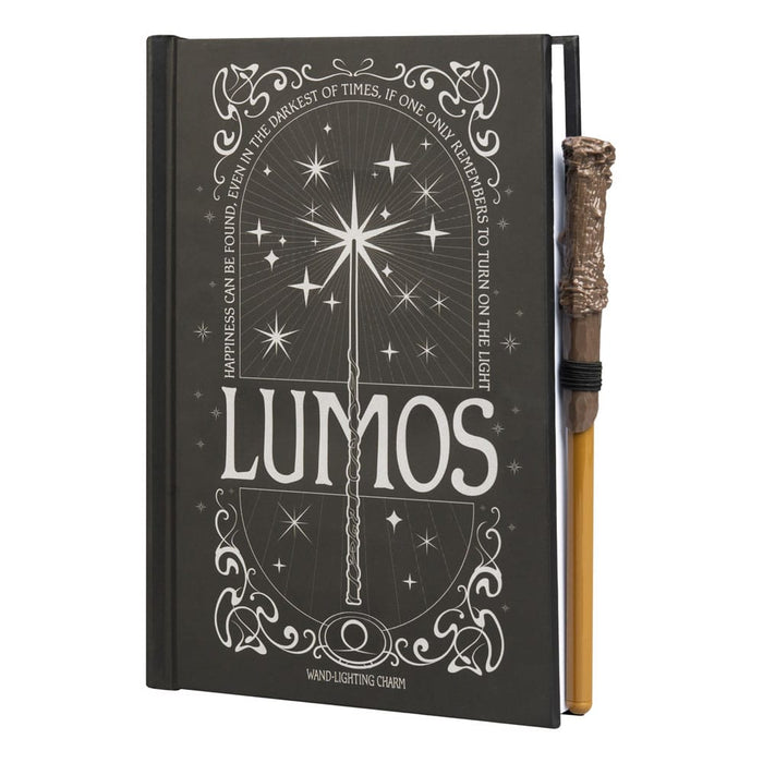 Cuaderno Harry Potter Lumos con varita