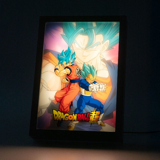 Dragon Ball Super LED-Bild Goku & Vegeta (gerahmt)