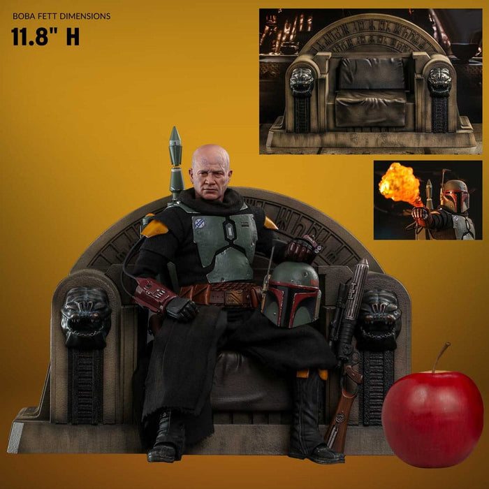 Star Wars The Mandalorian Boba Fett with Throne 1:6 Scale Action Figure Special Edition