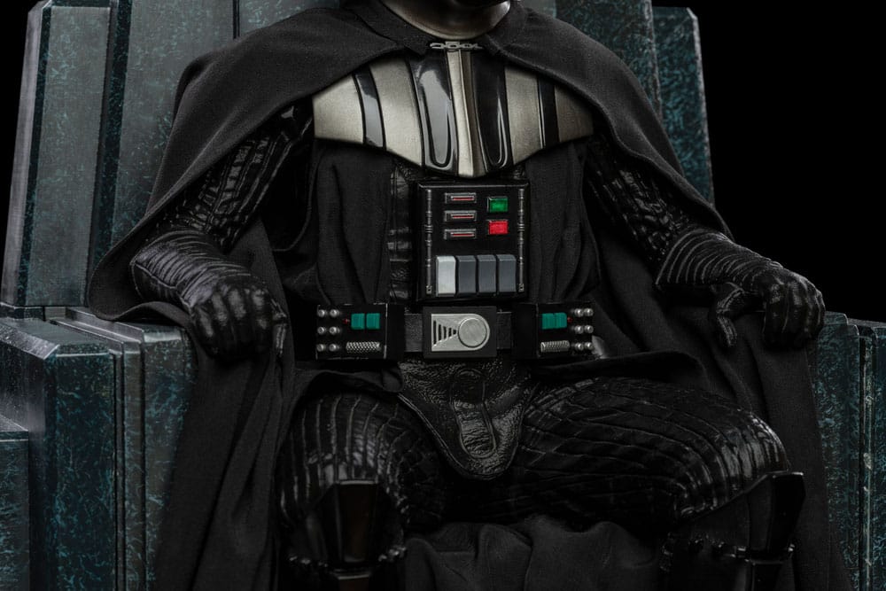 Star Wars statua di Darth Vader sul trono