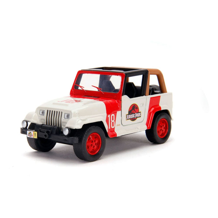 Coche a escala Jurassic World Jeep Wrangler 1:32