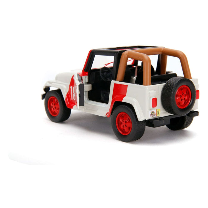 Coche a escala Jurassic World Jeep Wrangler 1:32