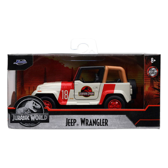 Coche a escala Jurassic World Jeep Wrangler 1:32