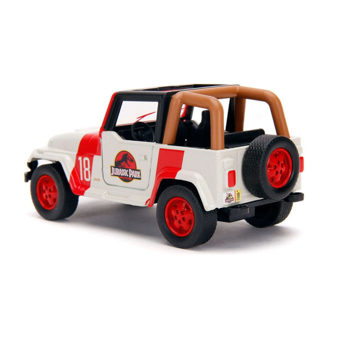 Coche a escala Jurassic World Jeep Wrangler 1:32