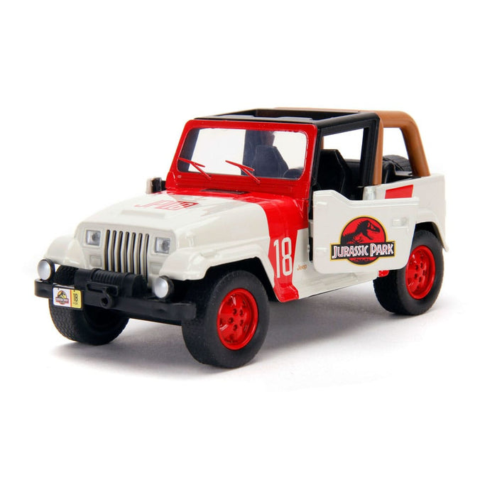 Coche a escala Jurassic World Jeep Wrangler 1:32