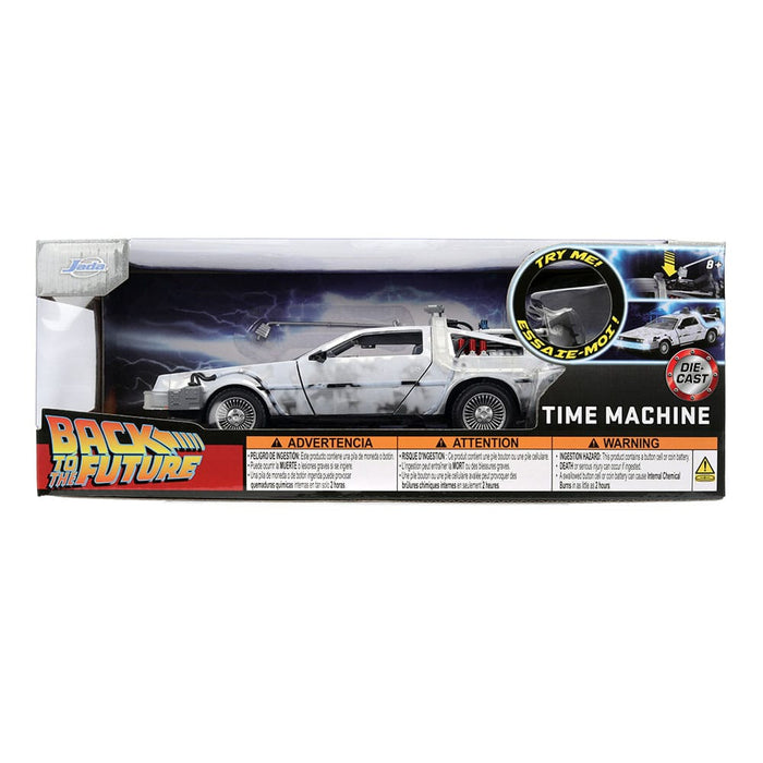 Zurück in die Zukunft DeLorean Modellauto (Frost-Edition)