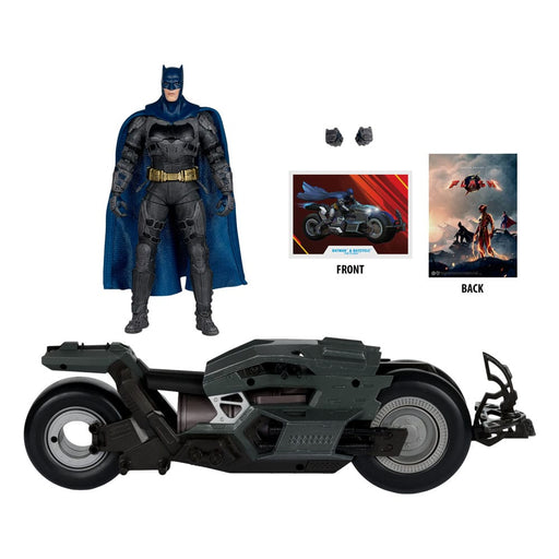 Batman mit Batcycle aus The Flash