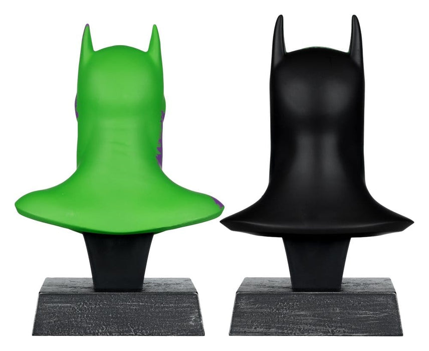 Batman Masken-Repliken Knightfall und Hush im Joker-Look