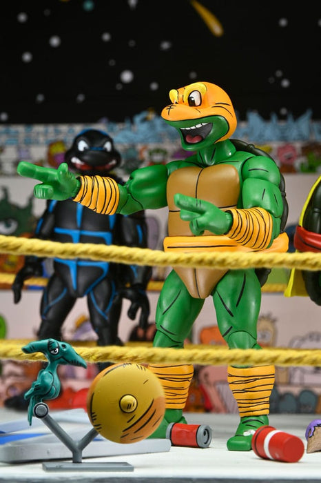 Teenage Mutant Ninja Turtles Stump Wrestling Action Figures 4-Pack (Archie Comics)