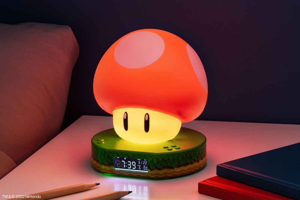 Super Mario Digitalwecker Super-Pilz