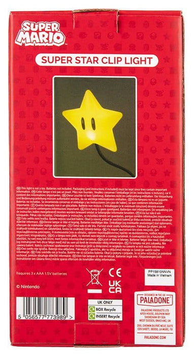 Lampe à pince Super Mario Super Étoile