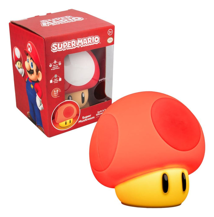 Lámpara de silicona Super Mario Superchampiñón