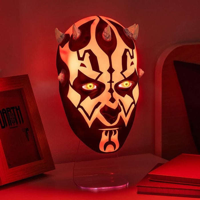 Lampada Star Wars maschera di Darth Maul
