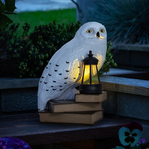 Lámpara solar de jardín Hedwig de Harry Potter