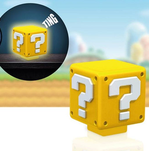 Super Mario question block lamp with sound