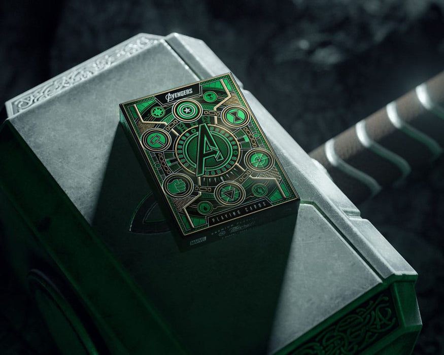Jeu de cartes Avengers La Saga de l’infini vert
