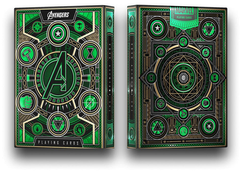 Jeu de cartes Avengers La Saga de l’infini vert