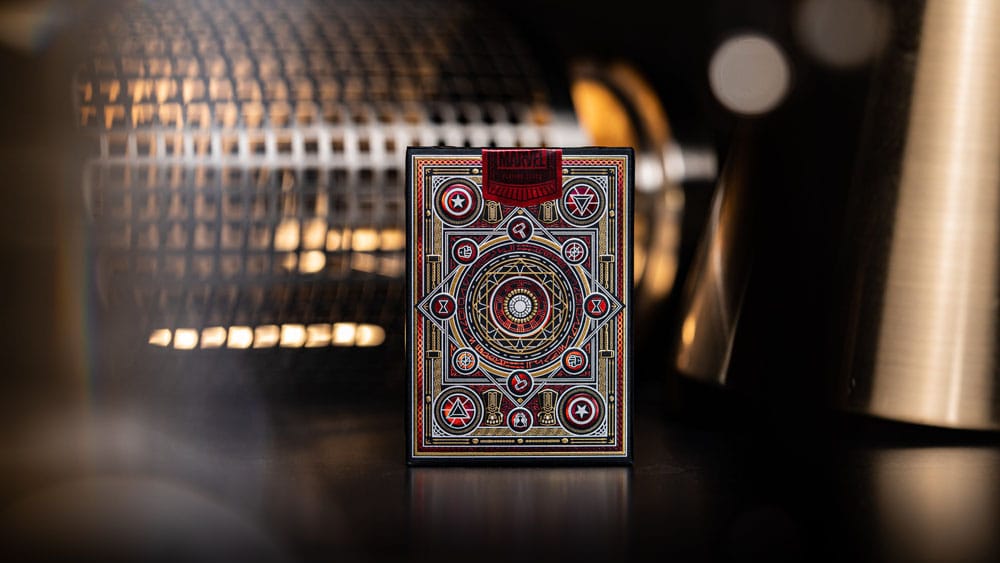 Avengers Infinity Saga Playing Cards Red