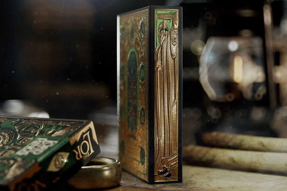Jeu de cartes Le Seigneur des Anneaux à ornements dorés