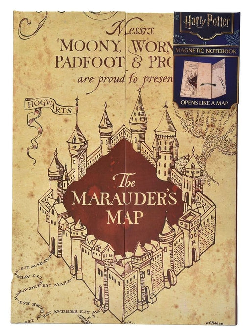 Harry Potter Notebook Marauder's Map