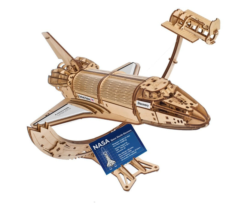 Kit de maqueta de madera 3D NASA Space Shuttle Discovery