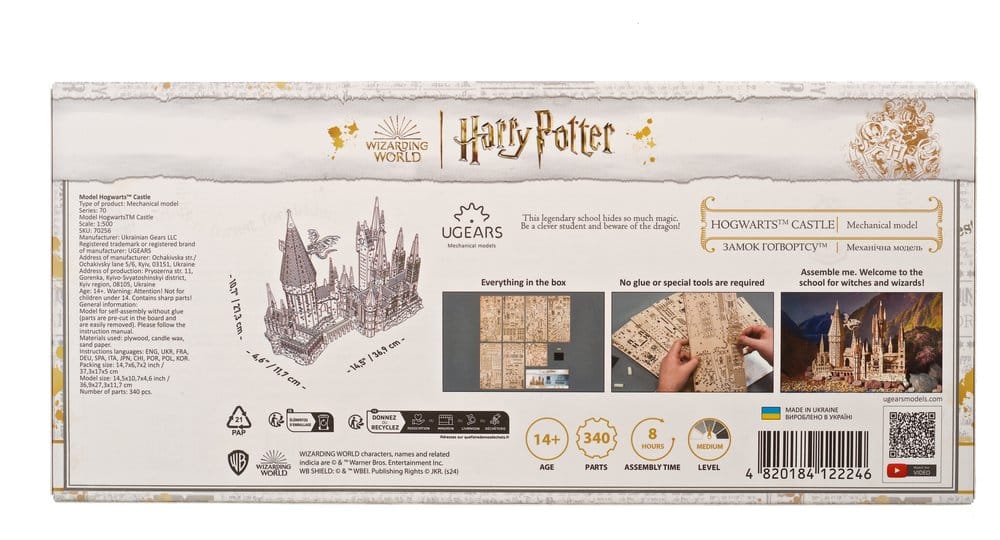 Harry Potter kit de maqueta de madera Castillo de Hogwarts